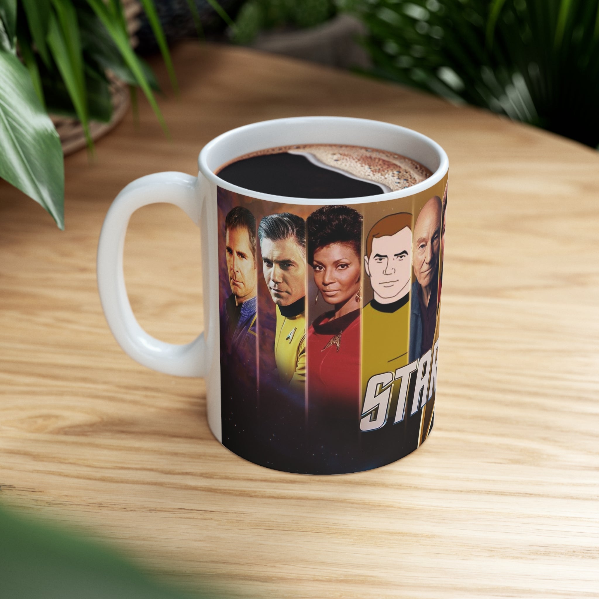 Star Trek Collection- USS Enterprise White Ceramic Mug - Creations by Chris and Carlos